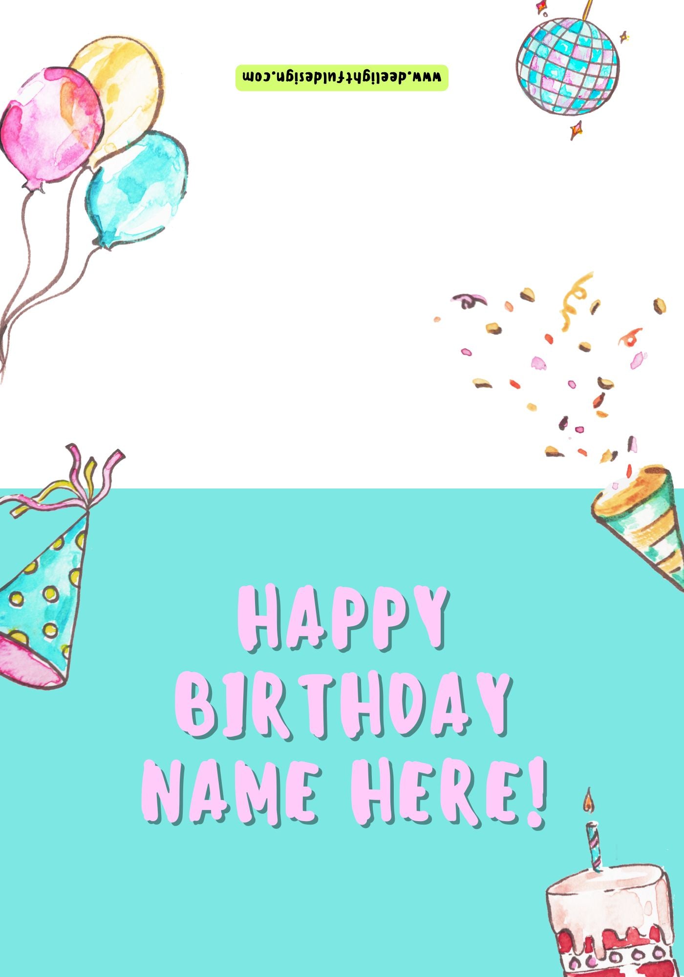 Custom Name Card