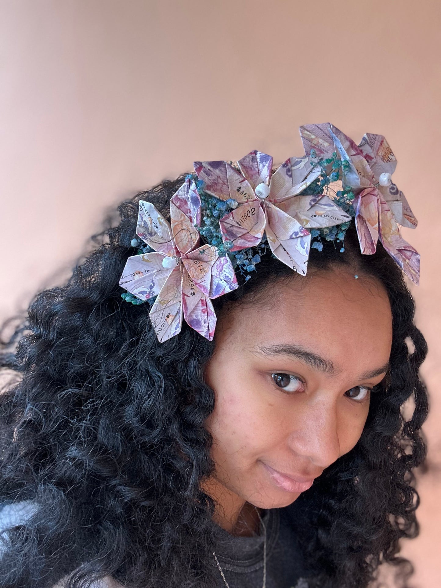 Money Flower Crown