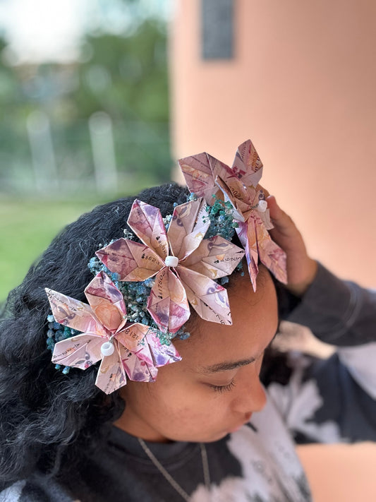 Money Flower Crown